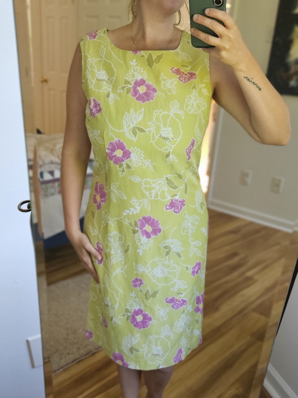 Vintage Coldwater Creek Wild Rose Dress